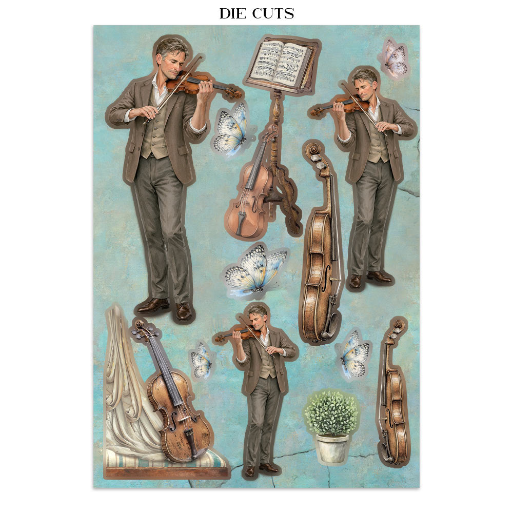 Printed Art Junk Journal Focus Points For Art And Craft A5 - Symphony
