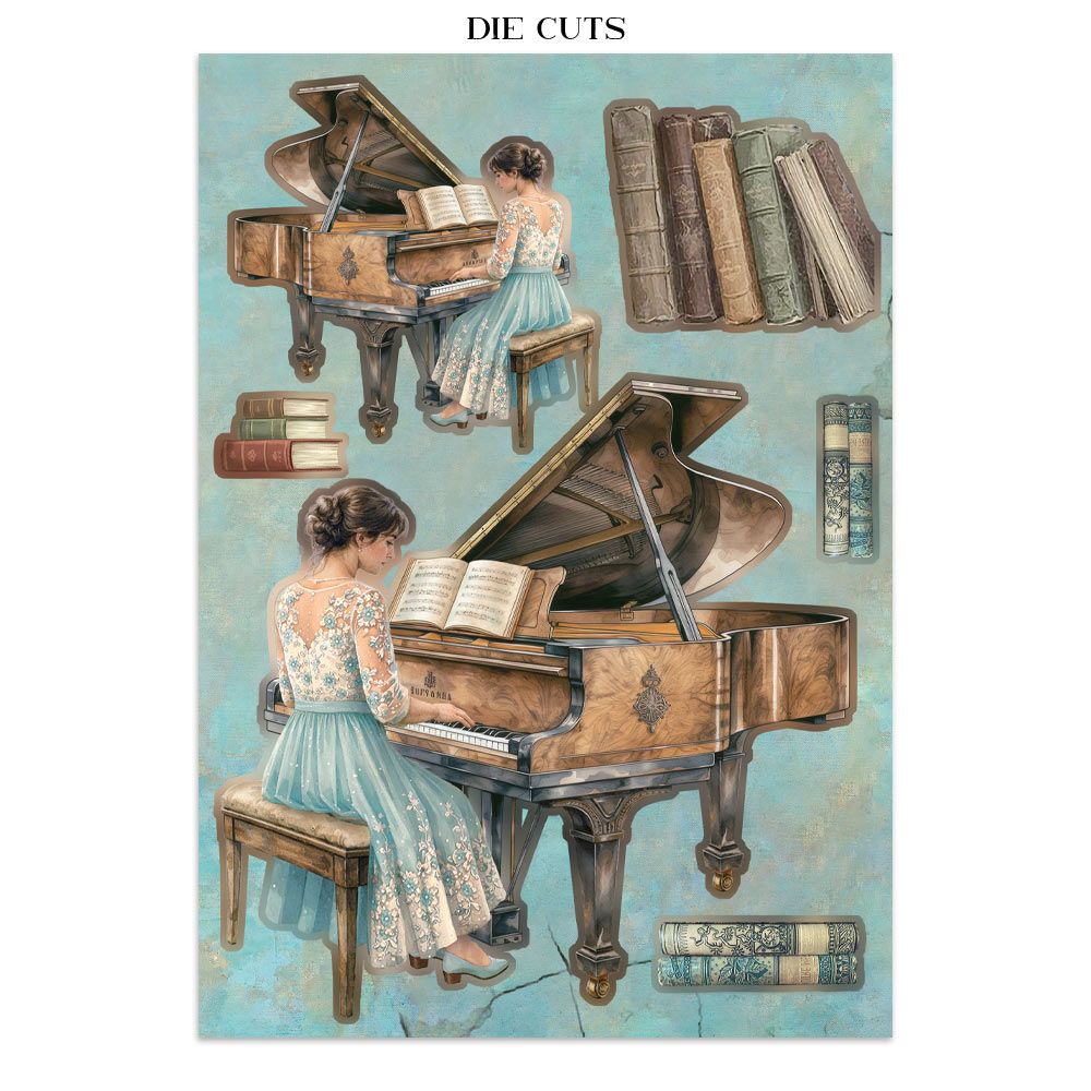 Printed Art Junk Journal Focus Points For Art And Craft A5 - Symphony