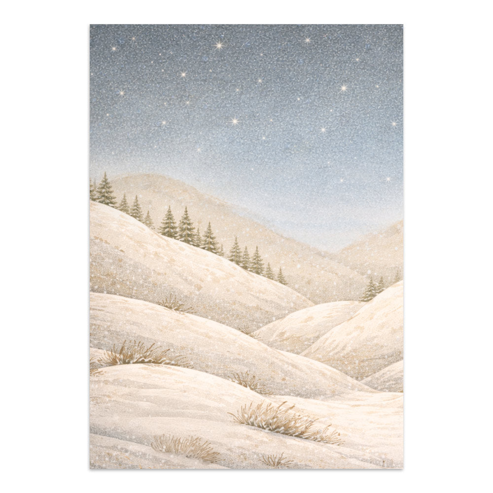 Printed Art Junk Journal Focus Points For Art And Craft A5 - Silent Night