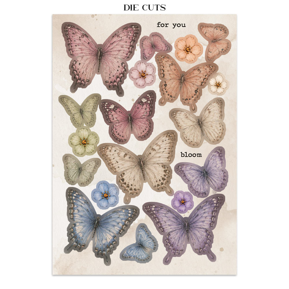 Printed Art Junk Journal Focus Points For Art And Craft A5 - Flowers And Poems