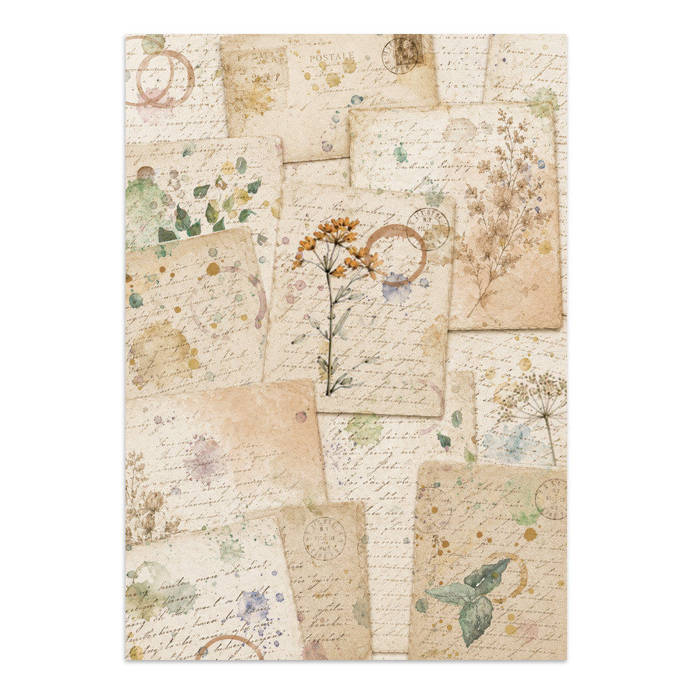 Printed Art Junk Journal Focus Points For Art And Craft A5 - Flowers And Poems