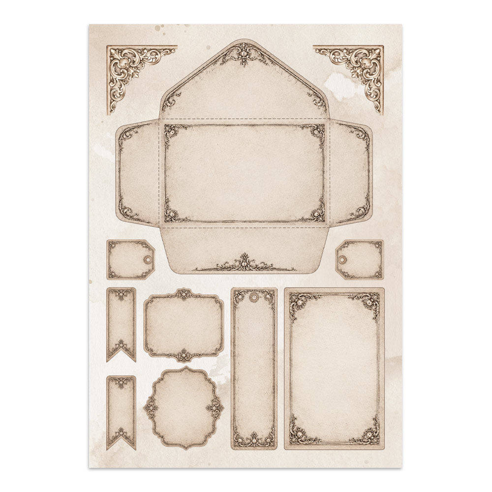 Printed Art Junk Journal Focus Points For Art And Craft A5 - Flowers And Poems