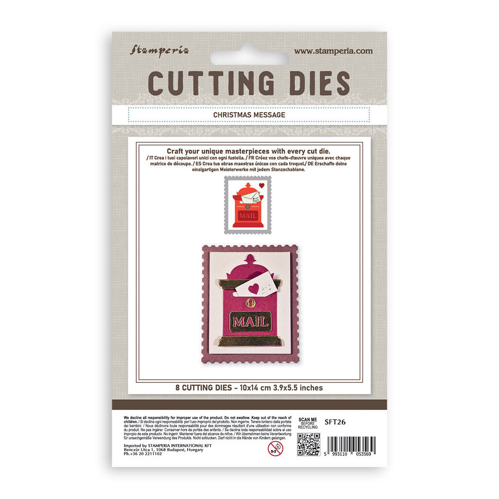 Cutting Dies For Paper Crafting A6 - Christmas Message