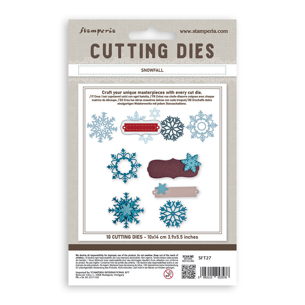 Cutting Dies For Paper Crafting A6 - Christmas Snowfall
