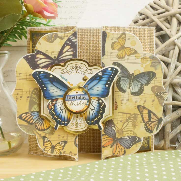 Luxury Shaped Card Blanks & Envelopes - Label Gatefold