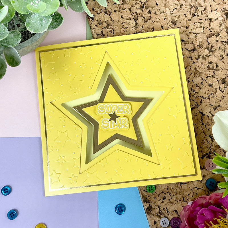 Shaped Aperture Cards - 6" x 6" Coloured Megabuy