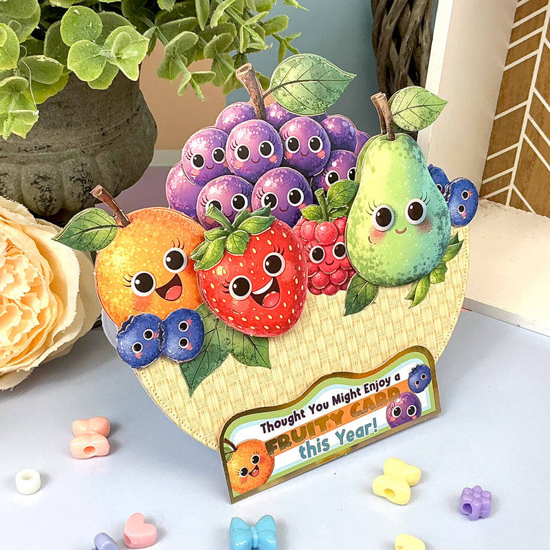 Side-Pop Stepper Card - Feeling Fruity
