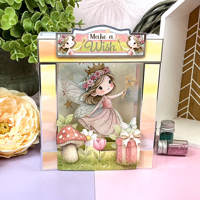 Side-Pop Stepper Card - Make a Wish