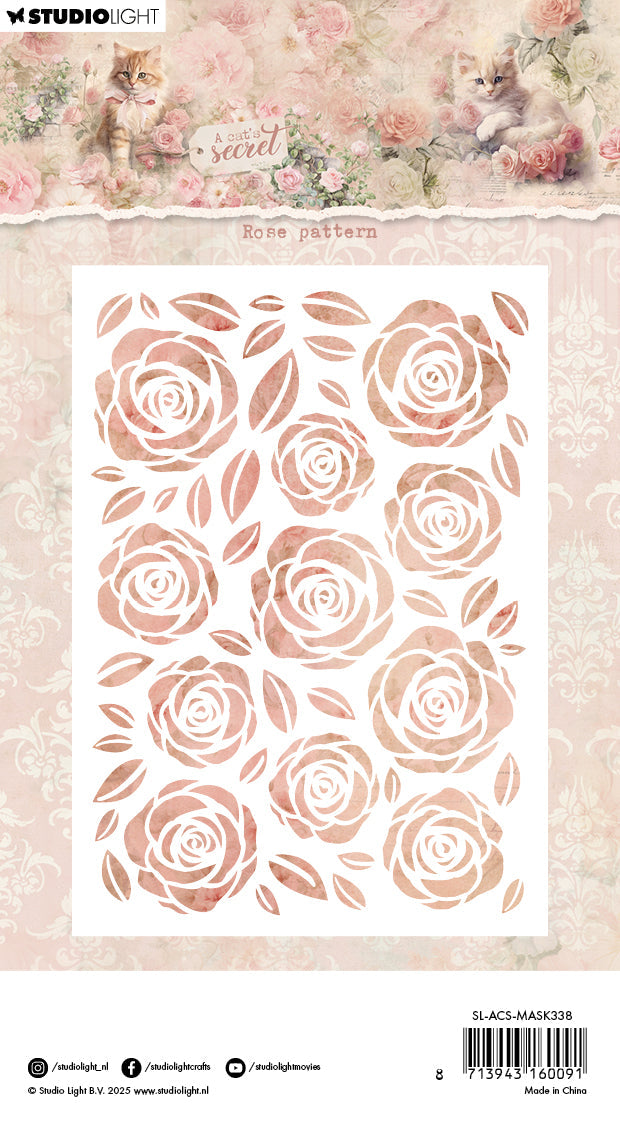 SL Mask Rose Pattern A Cat's Secret 1 Pieces