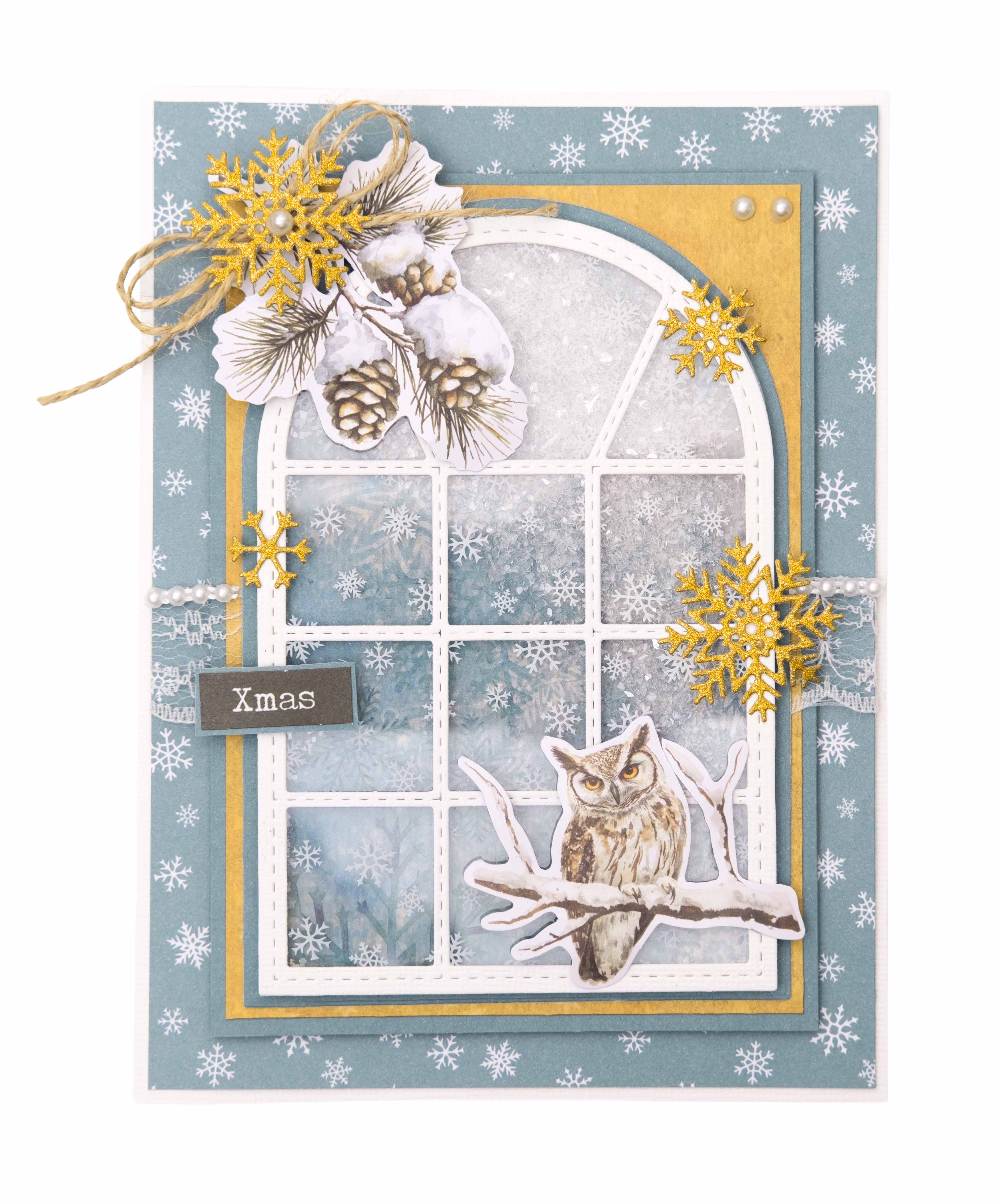 SL Cutting Dies Trees And Snow Christmas Forest 10 Pieces