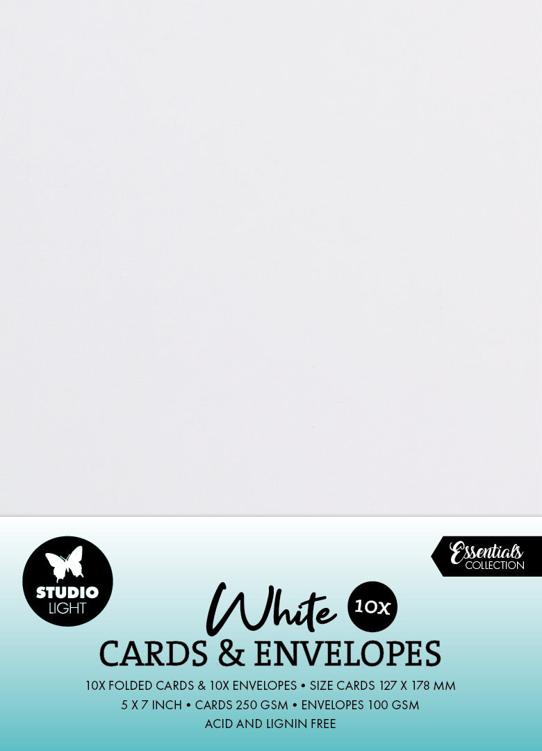 SL Cards & Envelopes White 5x7 Inch Consumables 20 PC