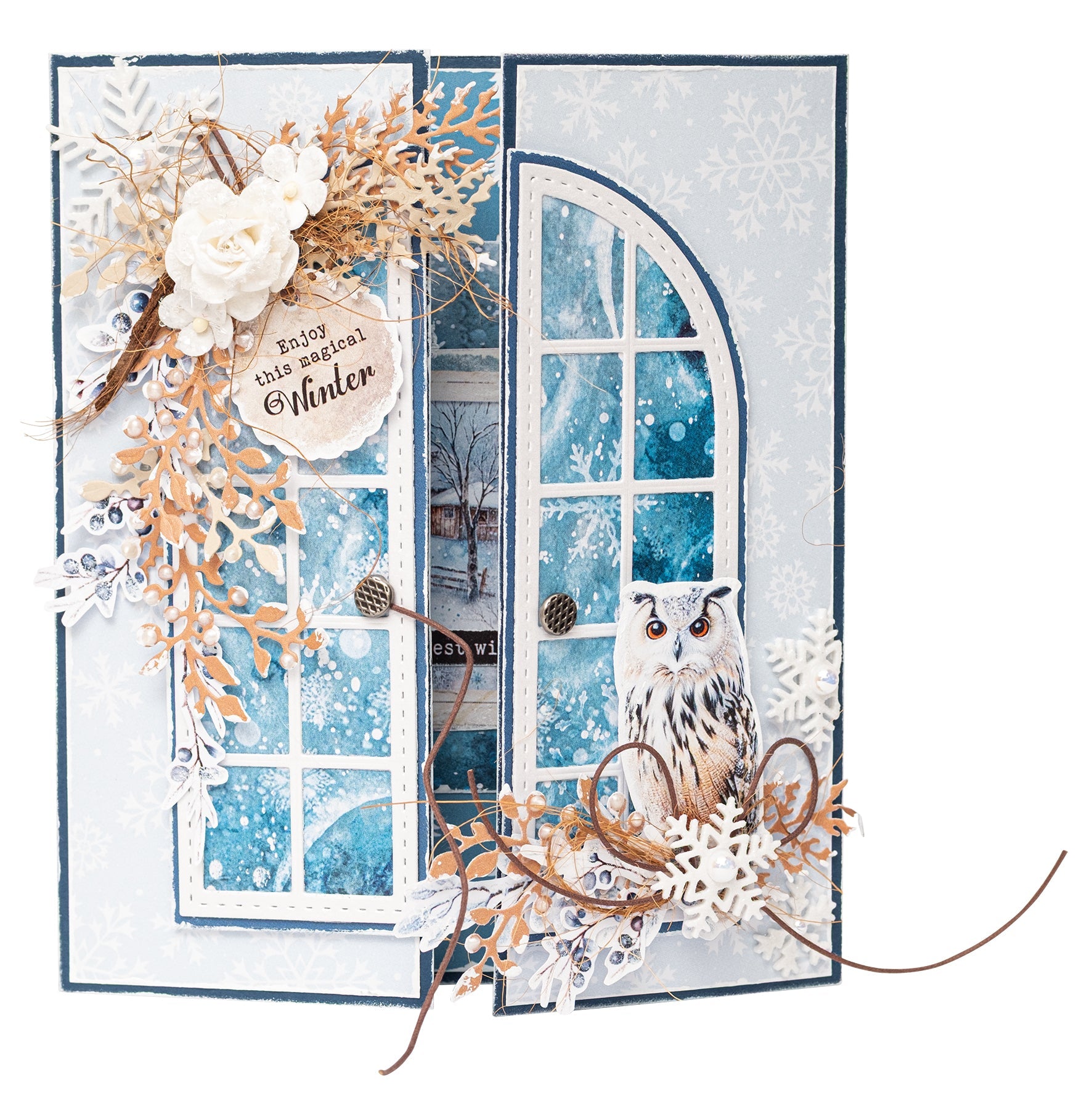 SL Die-Cut Paper Pad Winter Wonderland Essentials 20 Sheets