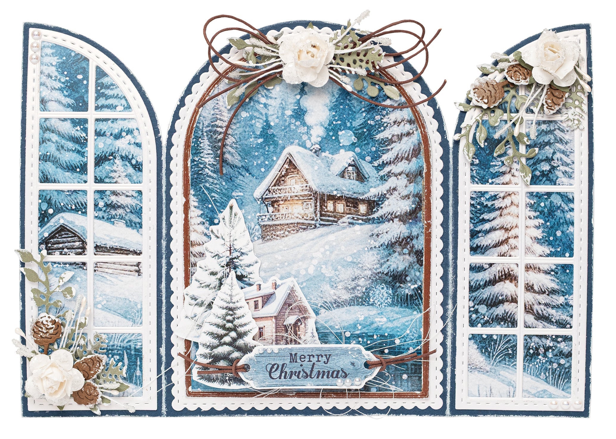 SL Die-Cut Paper Pad Winter Wonderland Essentials 20 Sheets