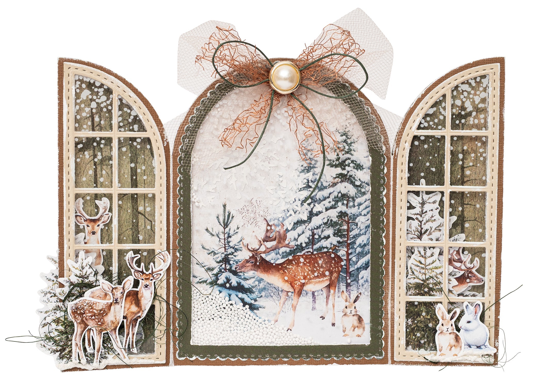 SL Die-Cut Paper Pad Winter Wonderland Essentials 20 Sheets