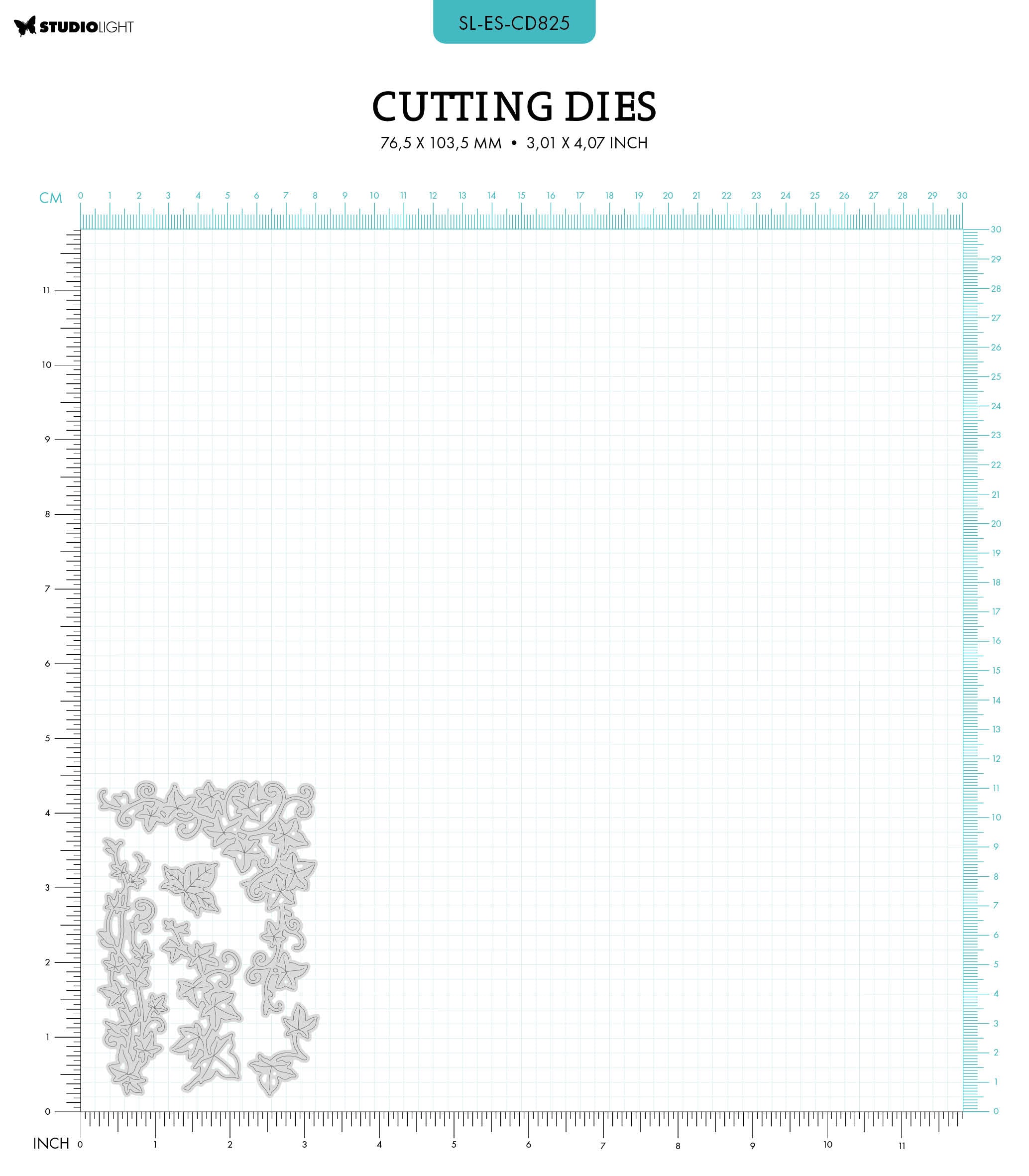 SL Cutting Dies Ivy Branches Essentials 5 PC