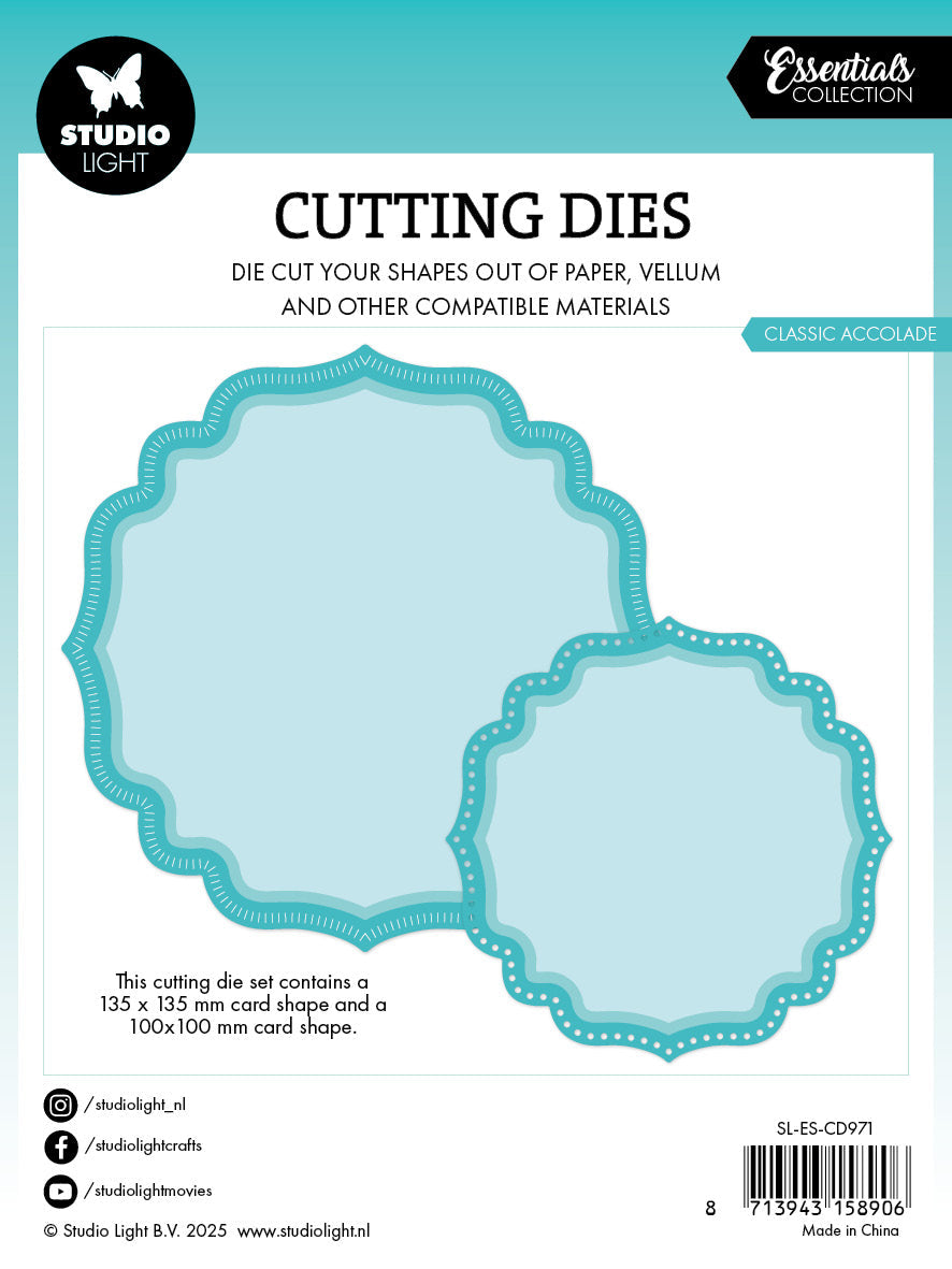 SL Cutting Die Classic Accolade Essentials 6 PC