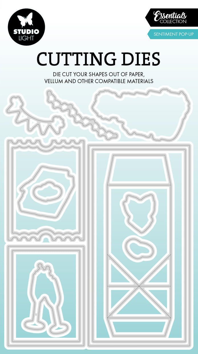 SL Cutting Die Turning Pop-Out Essentials 15 Pieces