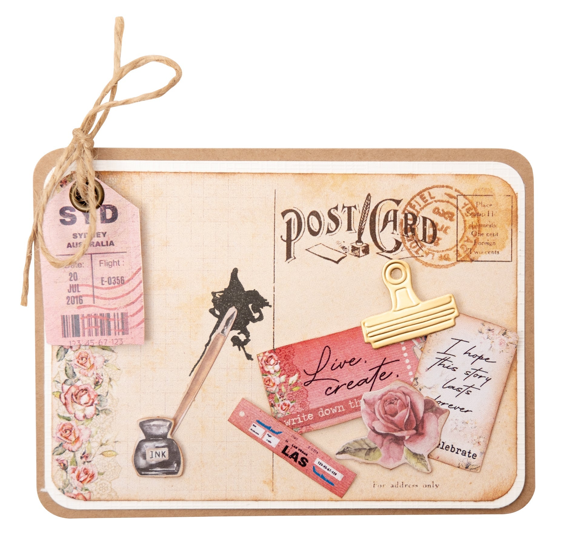 SL Cutting Dies Art Elements Vintage Diaries 20 PC