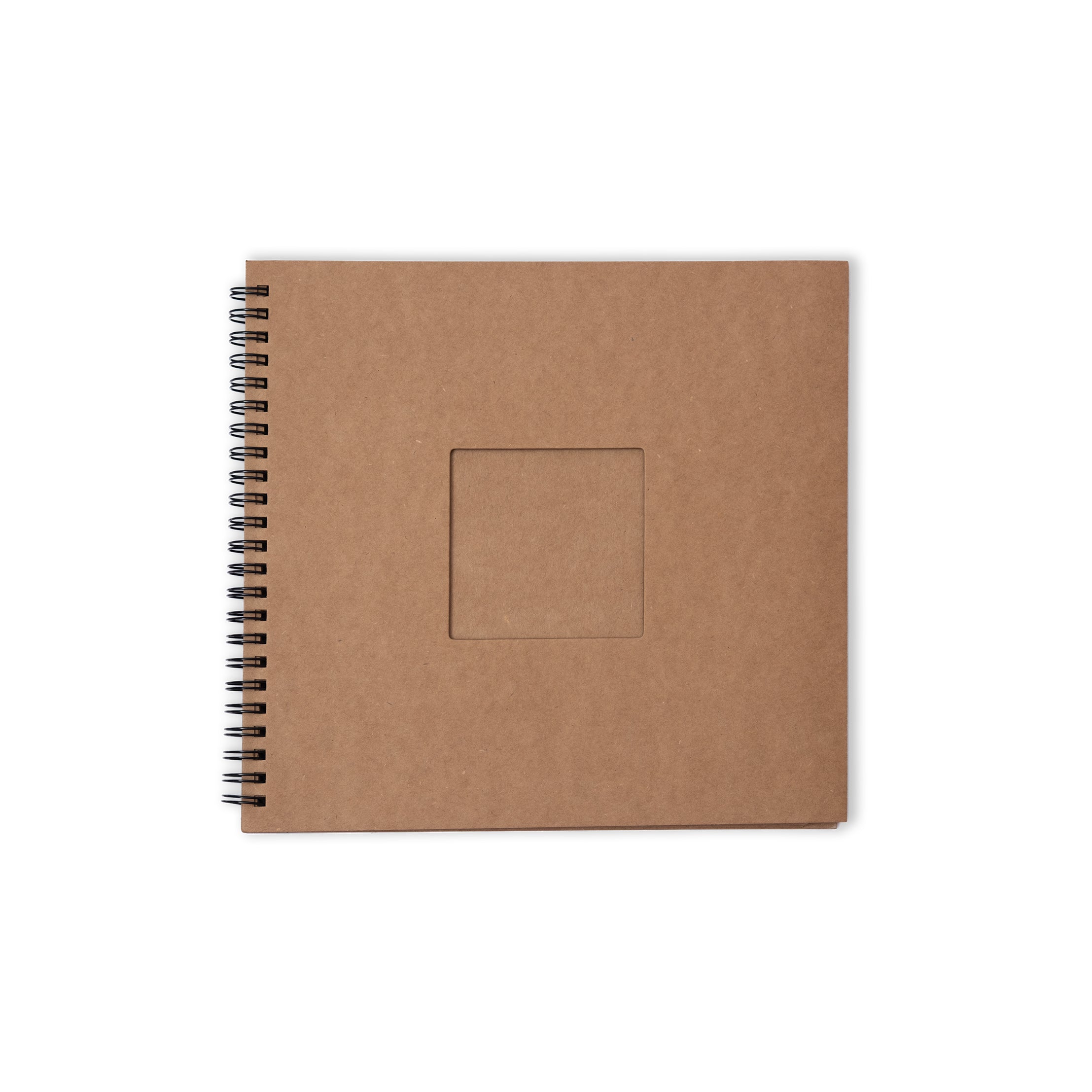 SL Spiral Passe-Partout Journal 8x8 inch, Kraft Essentials 1 Piece