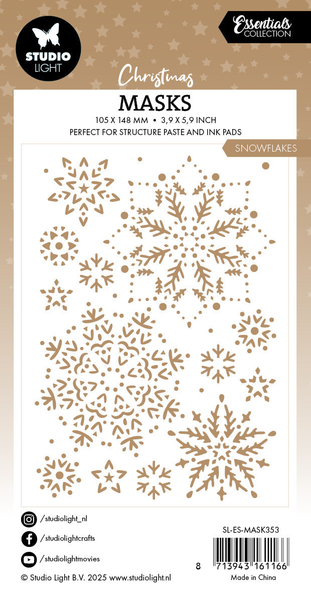 SL Mask Snow Background Essentials 1 Pieces