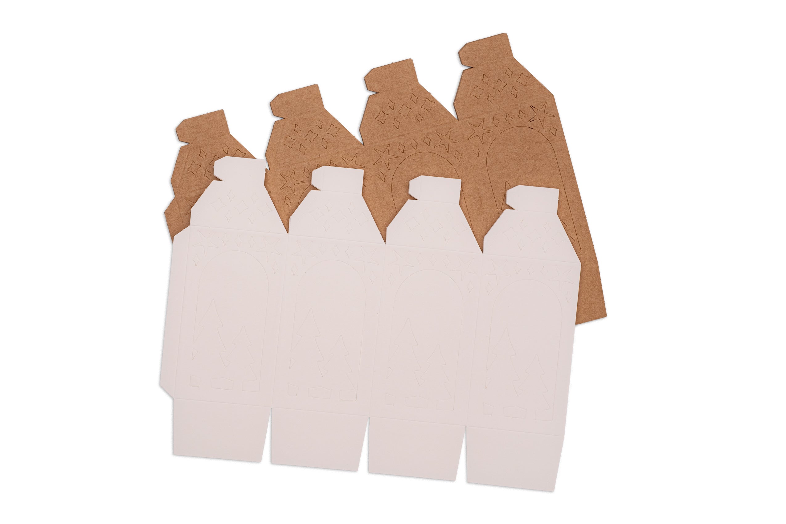 SL Die-Cut Paper Lanterns Winter Trees Essentials 10 Sheets