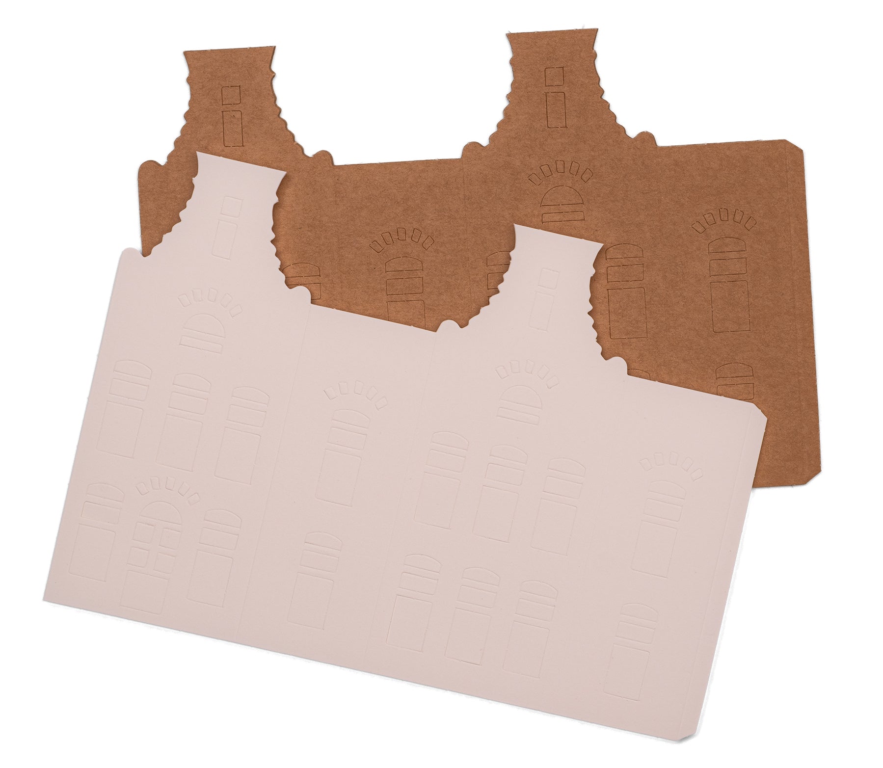 SL Die-Cut Paper Houses Post Office Essentials 10 Sheets