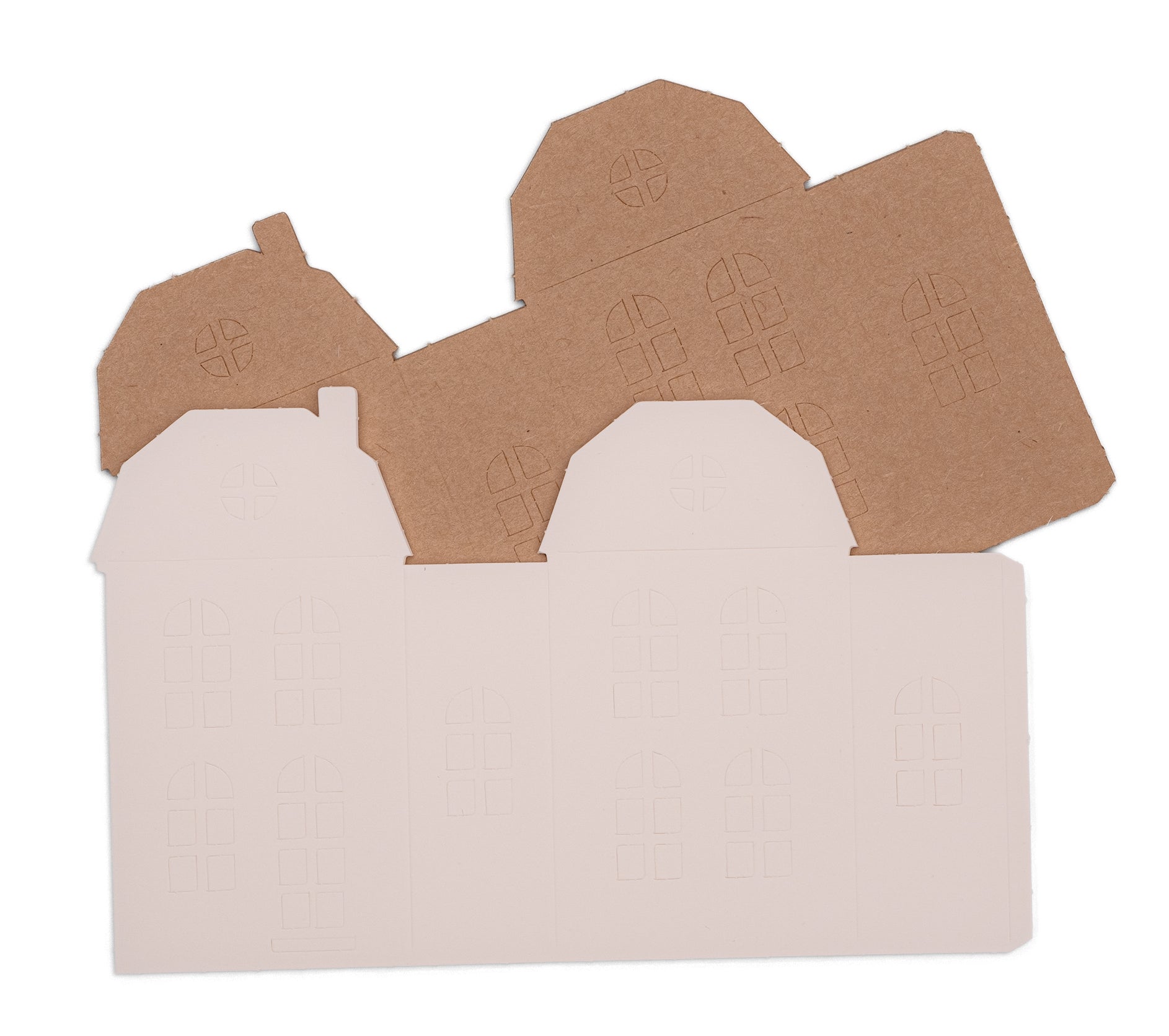 SL Die-Cut Paper Houses School Essentials 10 Sheets