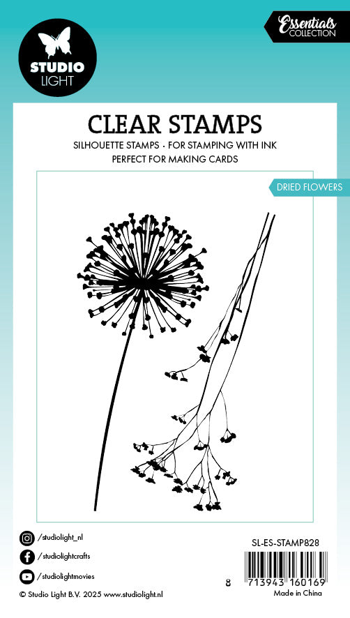 SL Clear Stamp Dried Flowers Essentials 2 Pieces