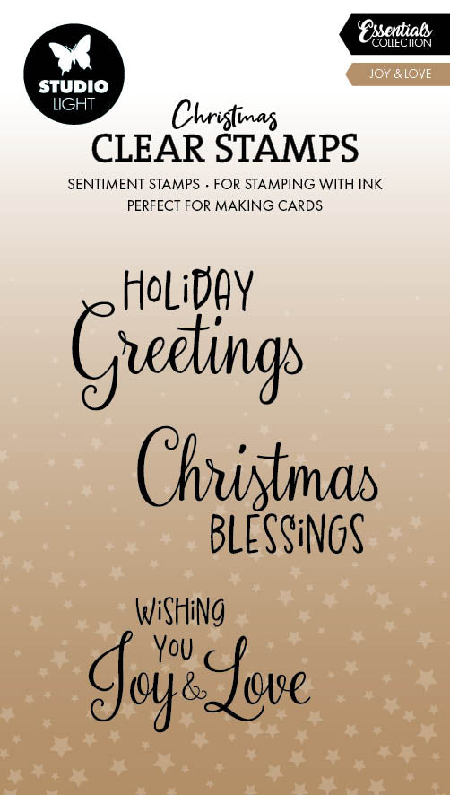 SL Clear Stamp Joy & Love Essentials 3 Pieces