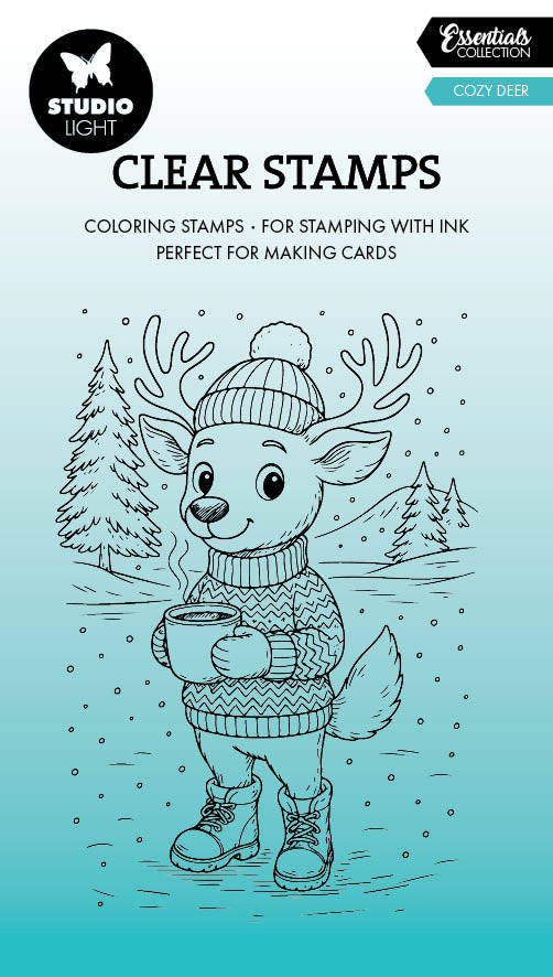 SL Clear Stamp Cozy deer Essentials 74x105x1mm 1 Pieces