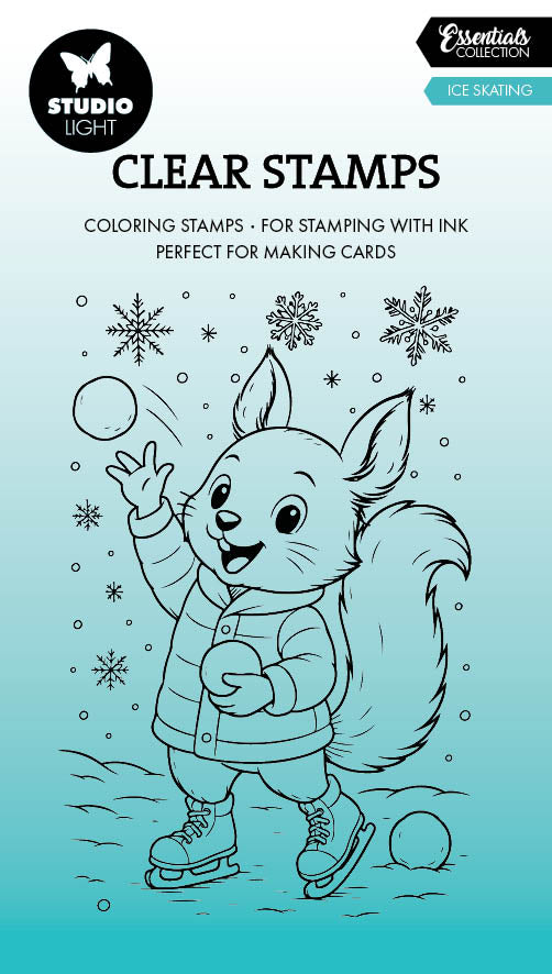 SL Clear Stamp Ice skating Essentials 74x105x1mm 1 Pieces