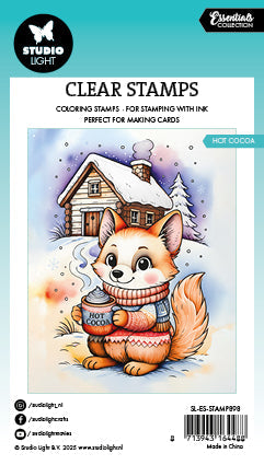 SL Clear Stamp Hot cocoa Essentials 74x105x1mm 1 Pieces
