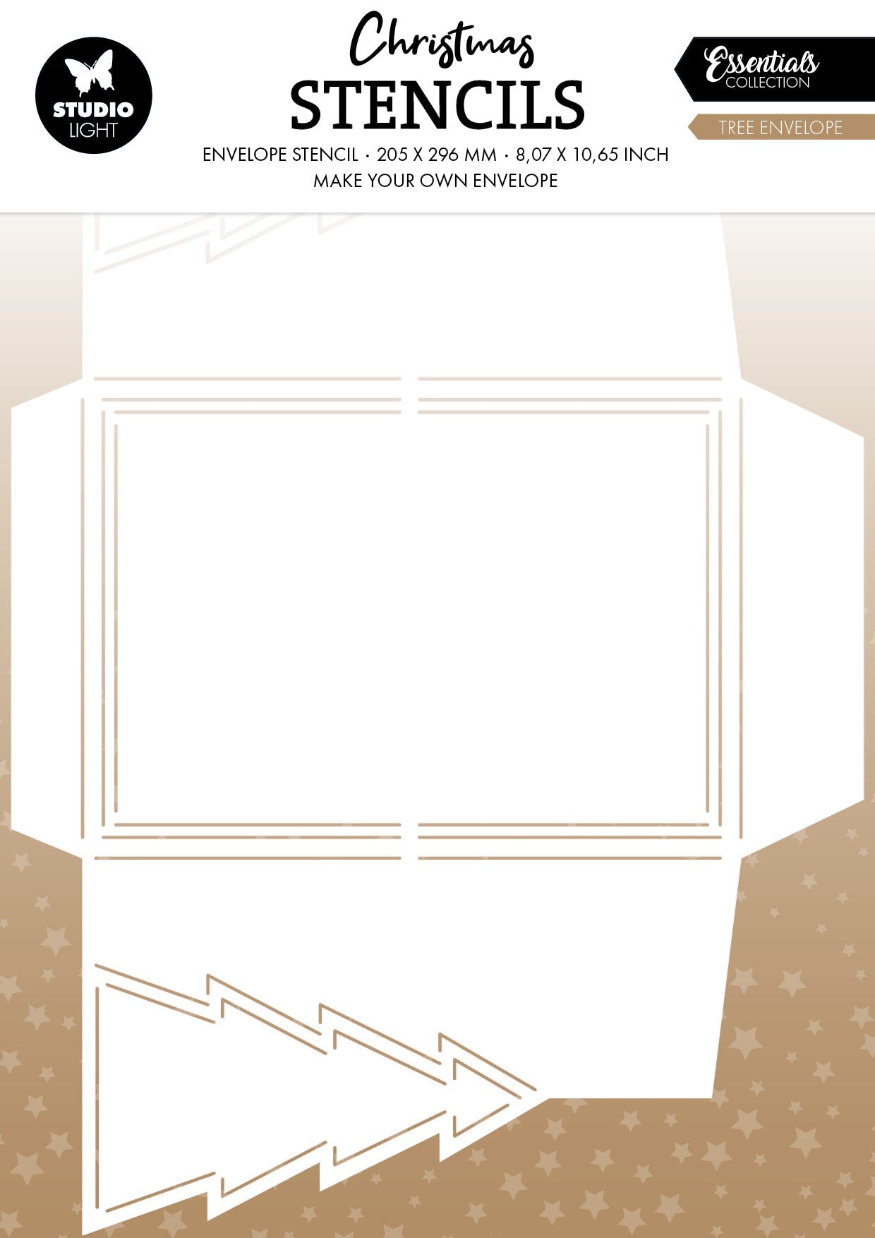 SL Stencil Tree Envelope Essentials 1 Piece