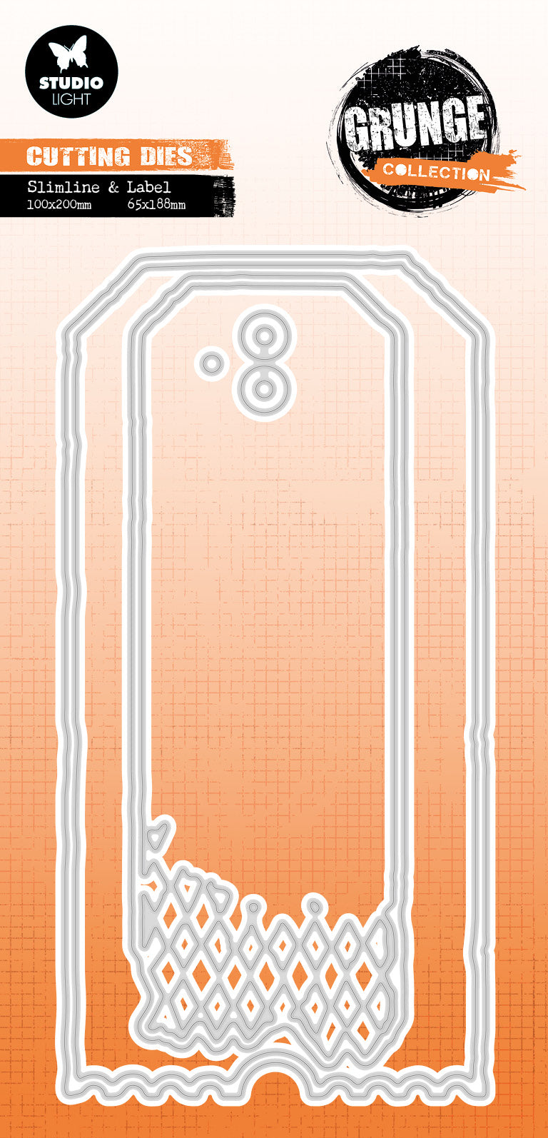 SL Cutting Die Tag Shapes Grunge Collection 6 PC