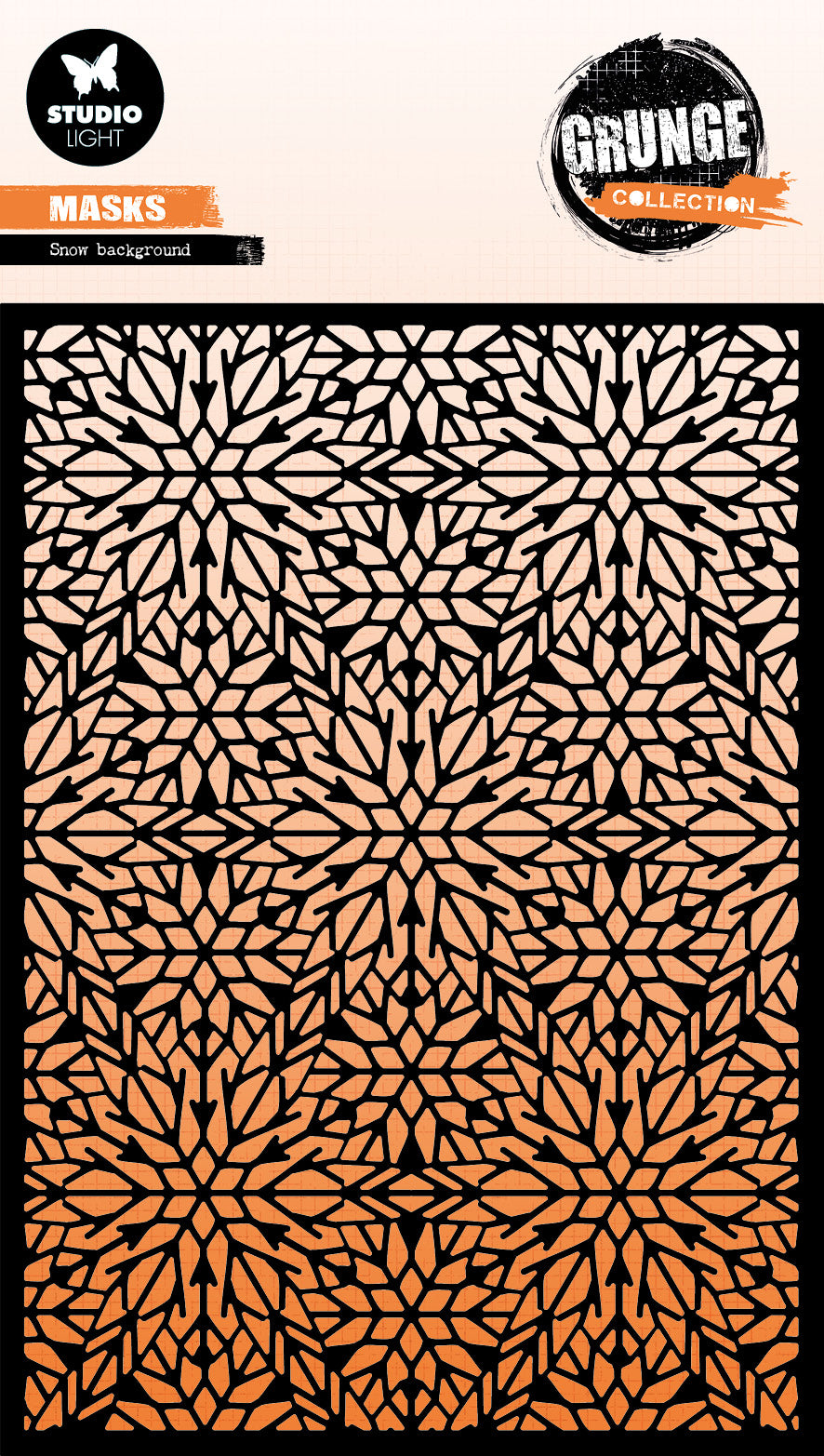 SL Mask Snow Background Grunge Collection 1 Pieces