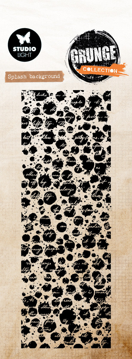 SL Clear Stamp Splash background Grunge Collection 72x193,6x3mm 1 Pieces