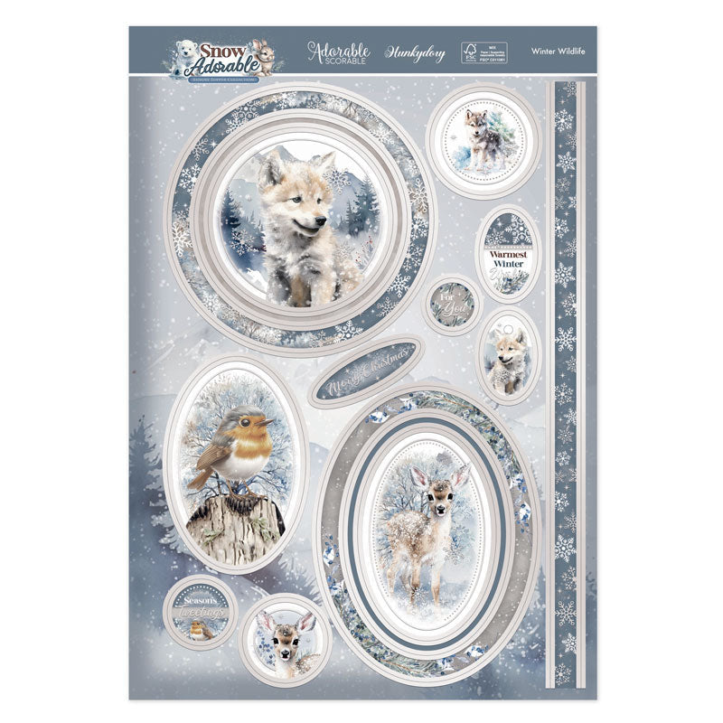 Winter Wildlife Luxury Topper Set