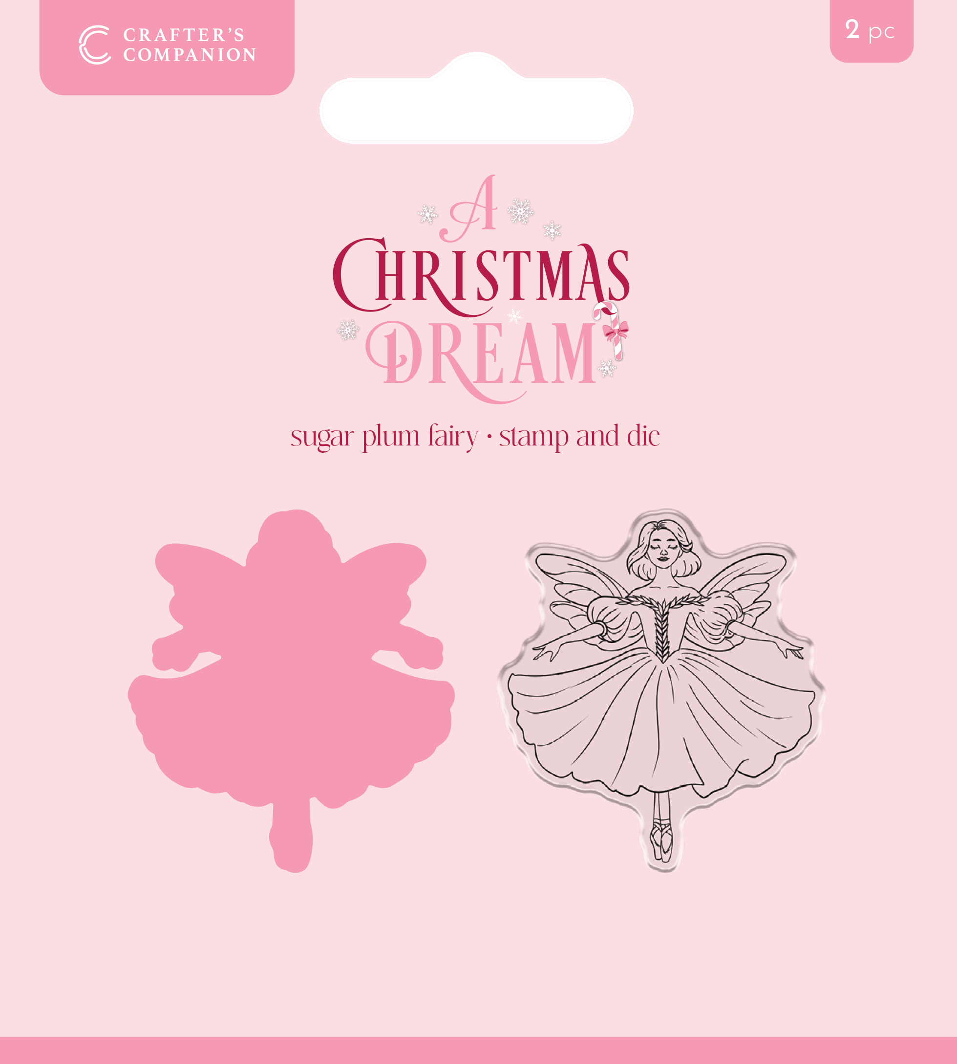 Sara Signature A Christmas Dream Stamp and Die - Sugar Plum Fairy