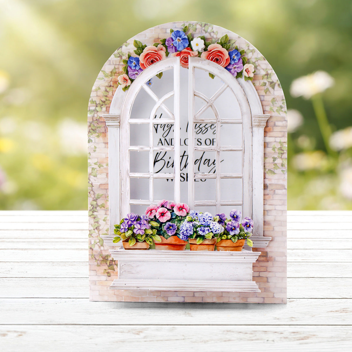 Arched Floral Windows & Doors, Card Making Kit