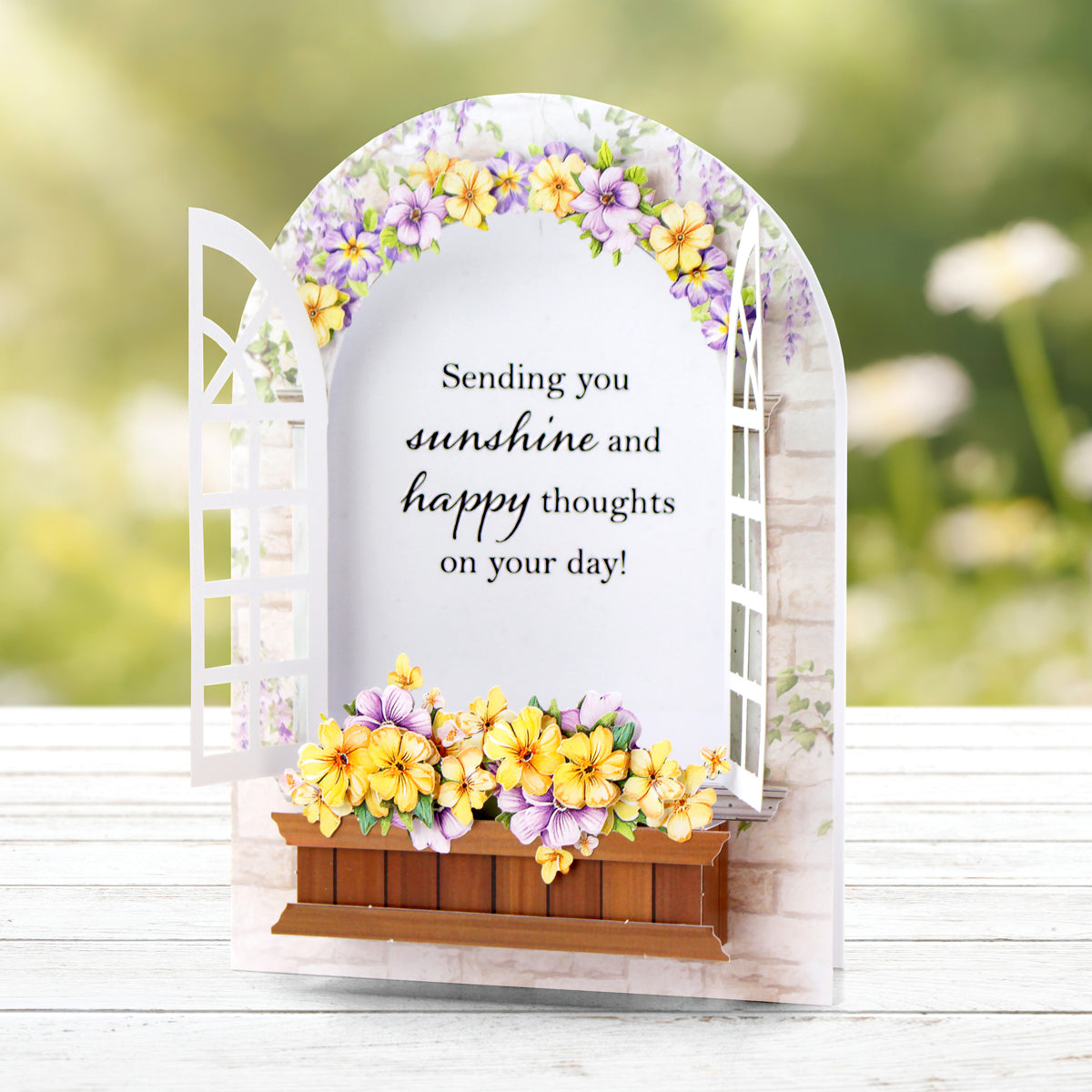 Arched Floral Windows & Doors, Card Making Kit