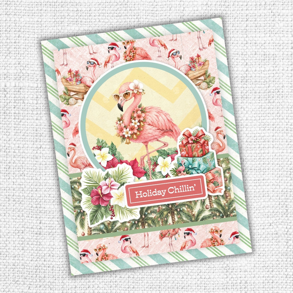 Christmas in Paradise 6x8" Quick Cards Die Cuts 36976