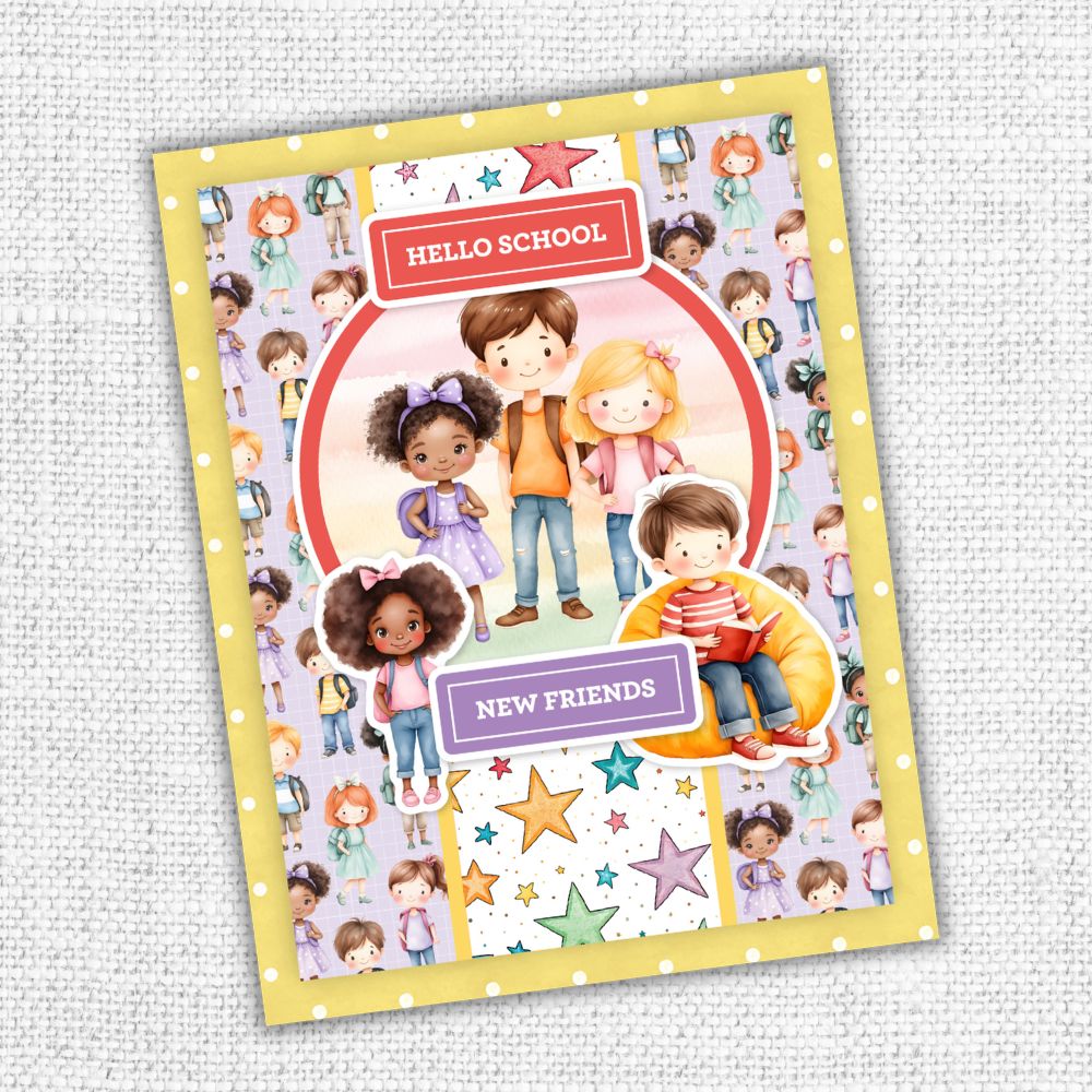 School Days 6x8" Tags & Tickets Embossed Die Cuts 36526