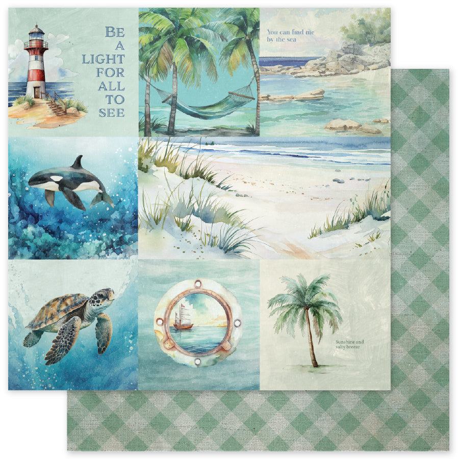 Seaside Memories Basics 12x12 Paper Collection 33774