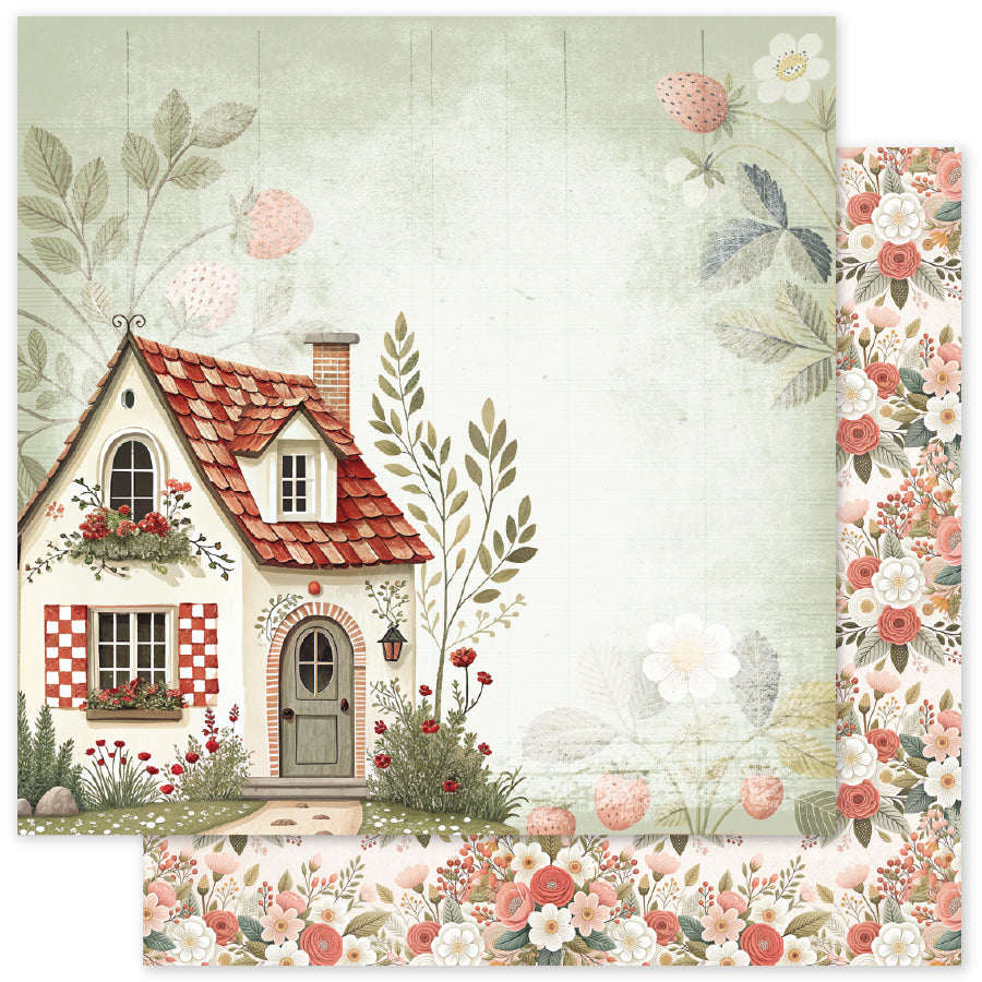 Strawberry Friends C 12 x 12 Paper (12 pc Bulk Pack) 34869