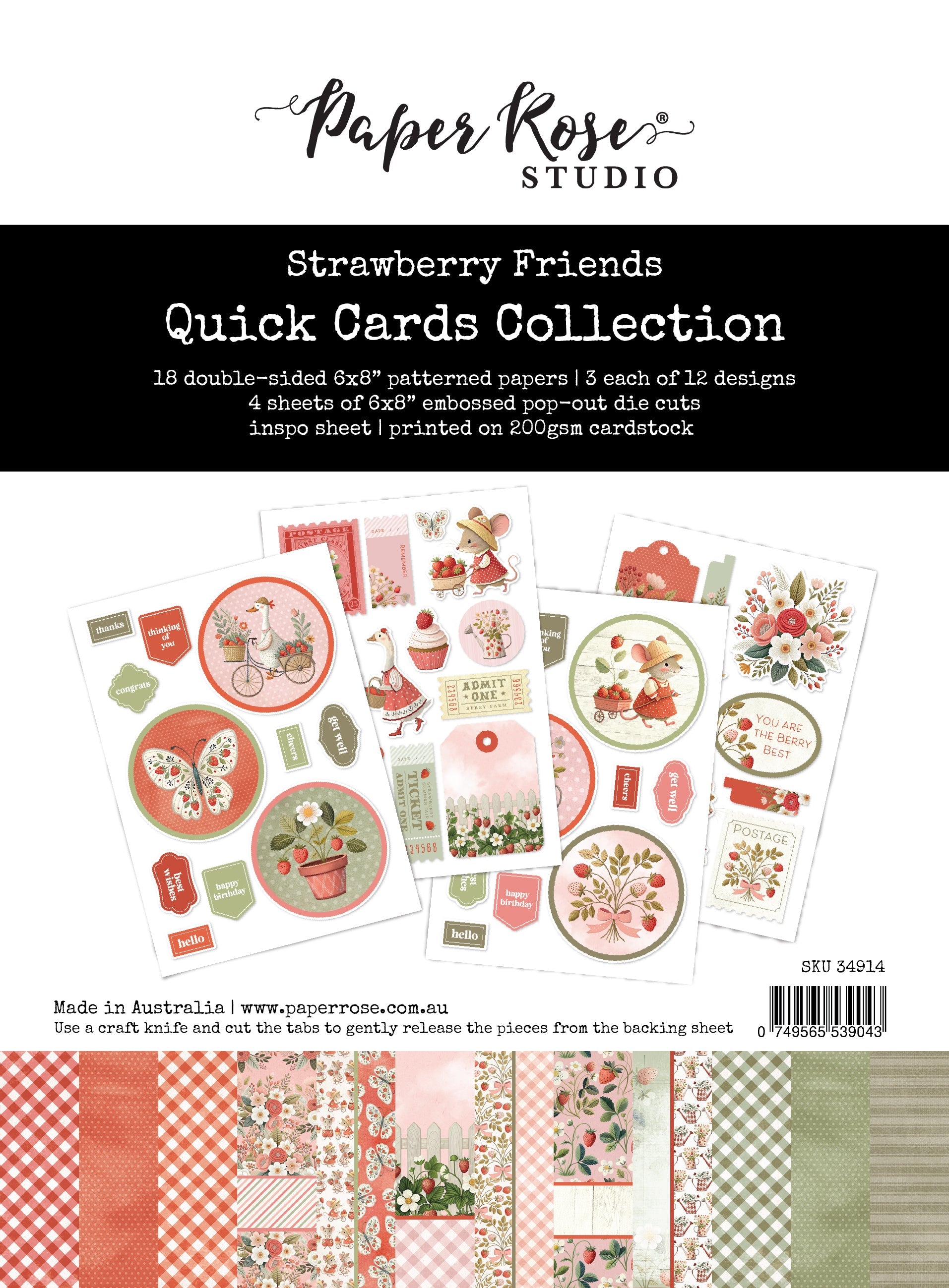 Strawberry Friends Quick Card Collection 34914