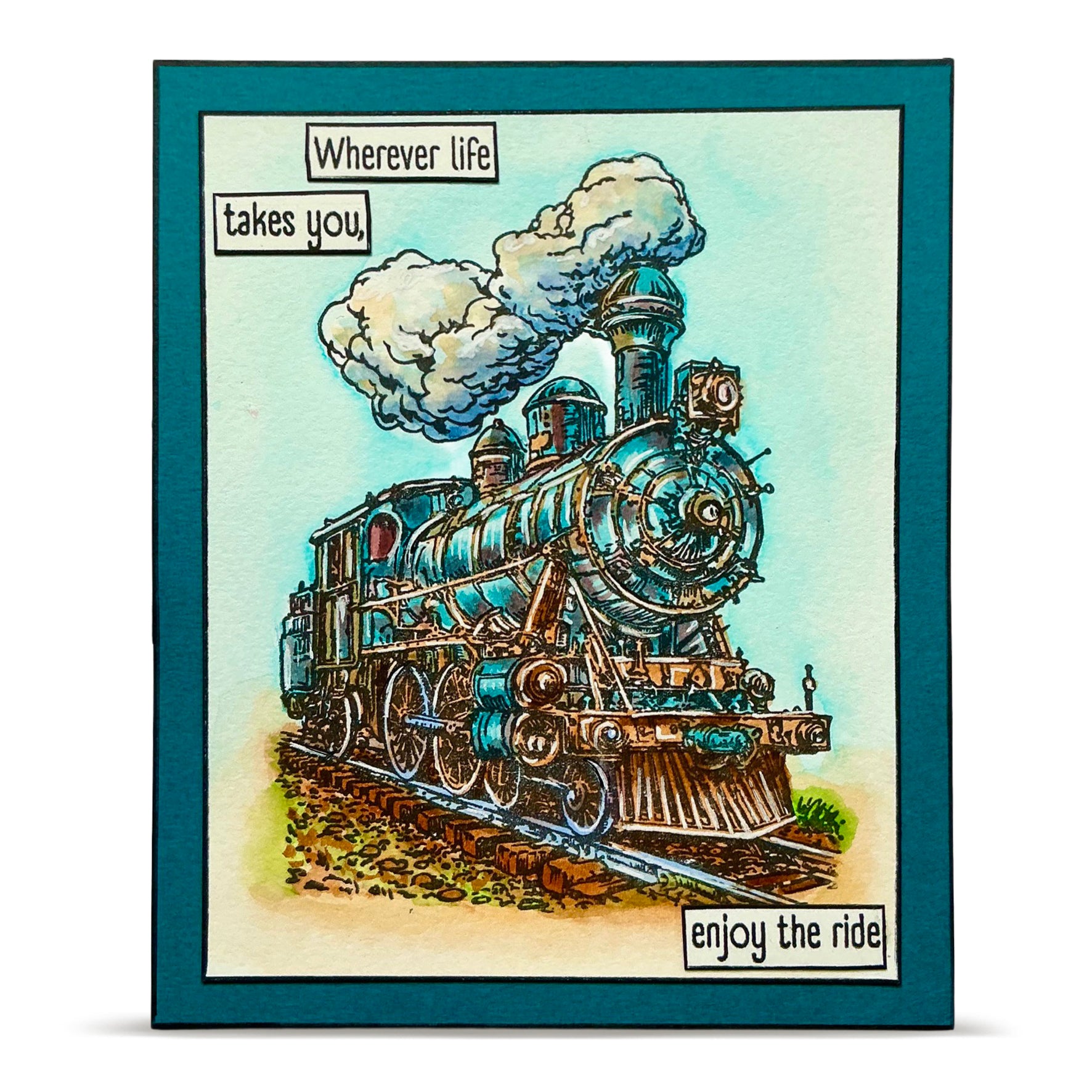 AALL and Create - A6 - Stamp Set - Enjoy the Ride