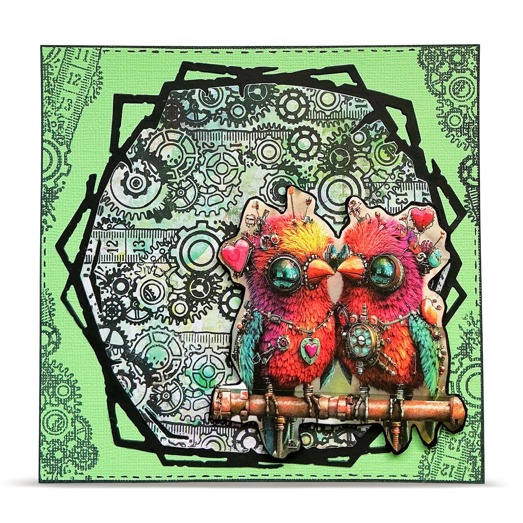 AALL and Create - A6 - Stamp Set - Clockwork Core