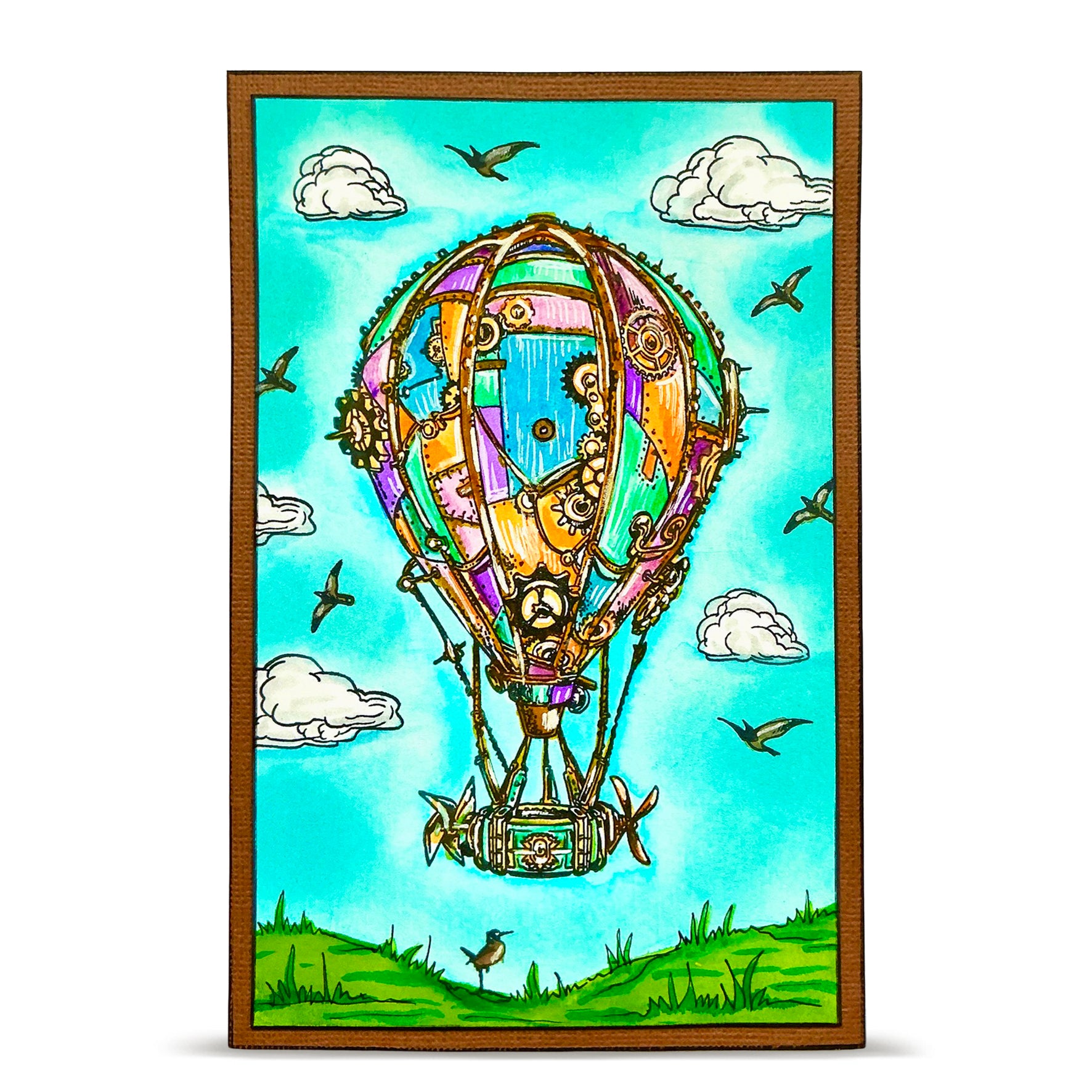 AALL and Create - A6 - Stamp Set - Sky Mechanism