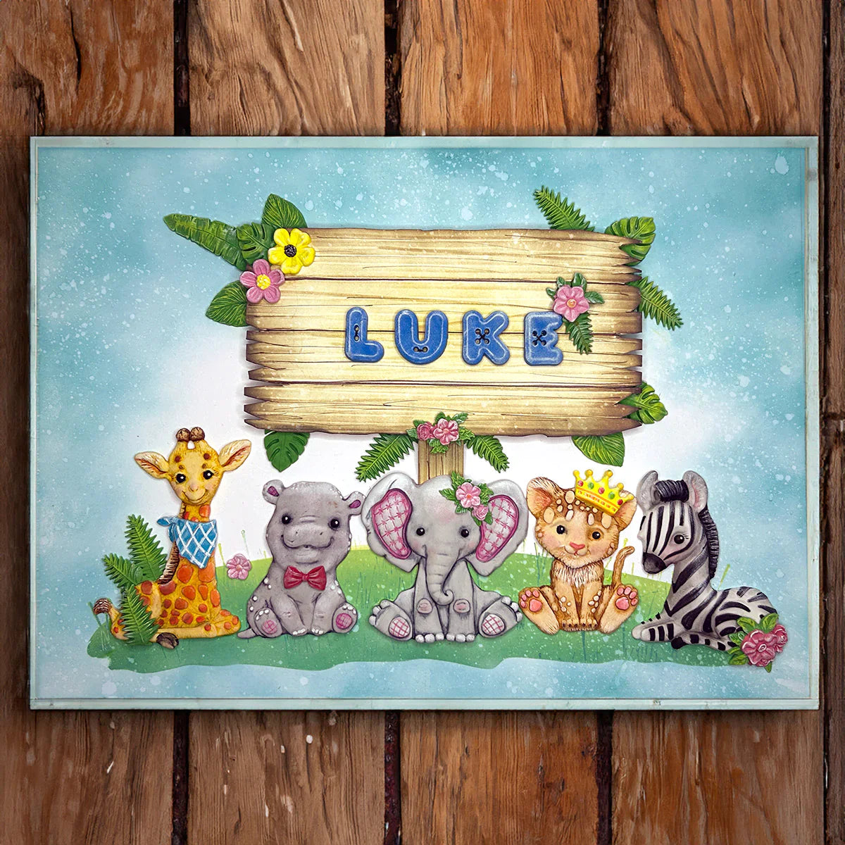 Sweet Safari Hippo Silicone Mould