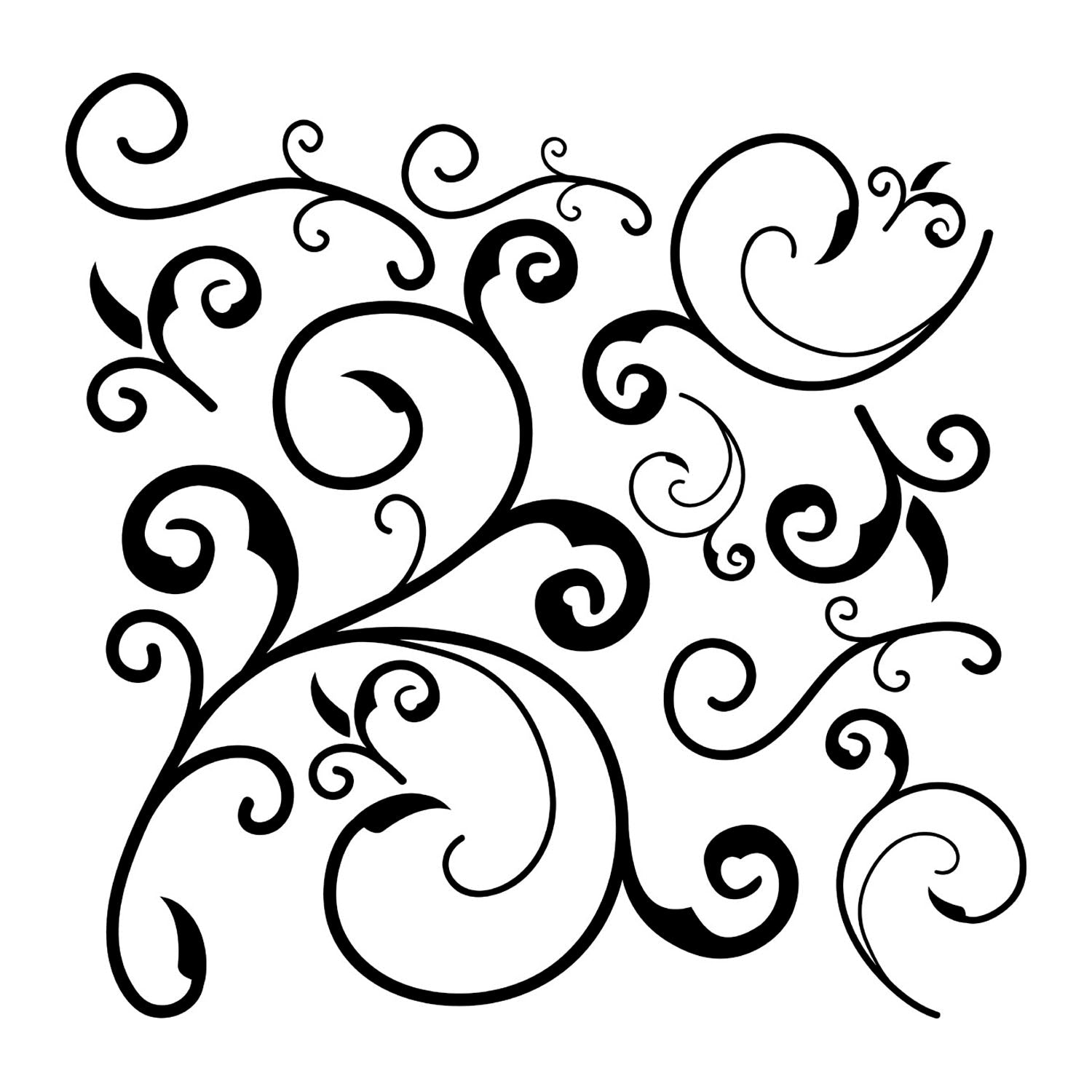 The Crafters Workshop 6x6 Stencil Capricious